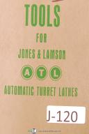Jones & Lamson-Waterbury Farrel-Textron-Jones Lamson Tooling for ATL Auto Turret Lathe Tooling Manual Year (1965)-Information-Reference-01